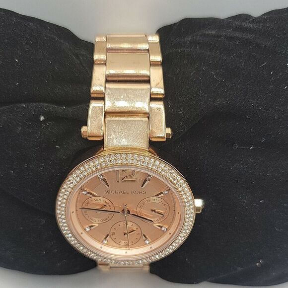 Michael Kors Parker MK6352 Womens Stainless Steel Analog Dial Quartz Watch AM469 - Picture 3 of 11